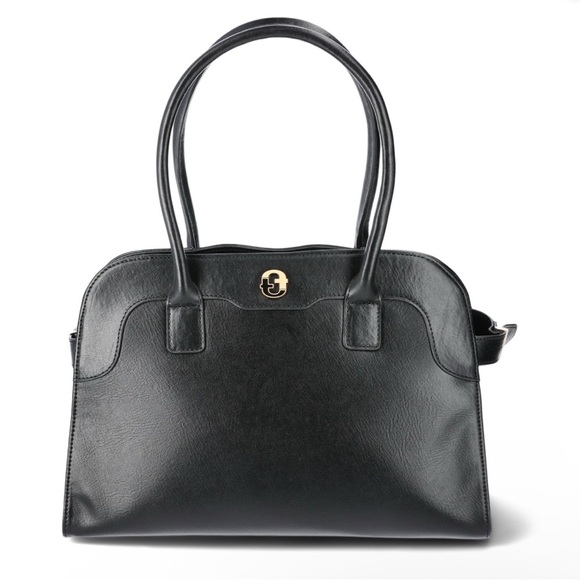 Time and Tru Handbags - Time & Tru Maxwell Black Satchel Bag Double Top Handles NEW